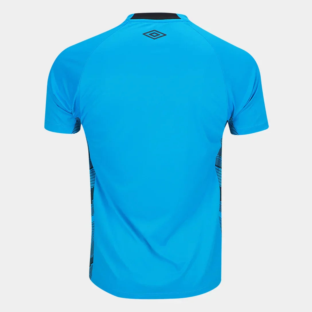 Camisa Santos 25/26 Goleiro Umbro Masculina - Azul+Preto
