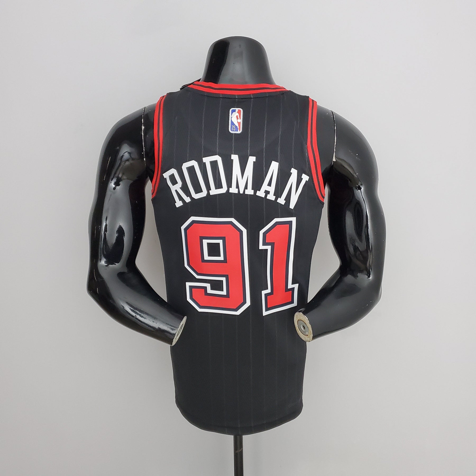 Camisa NBA Chicago Bulls #91 Rodman - Flyers Black