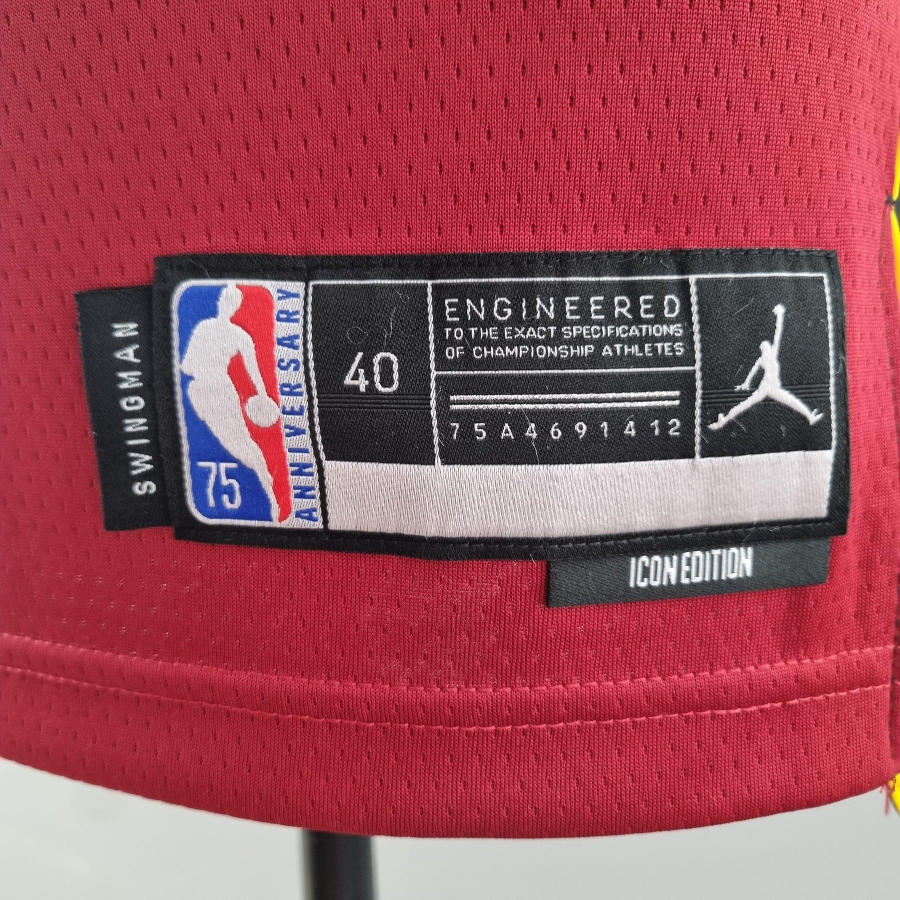 Camisa NBA Miami Heat #4 Oladipo - 75° Aniversário Red