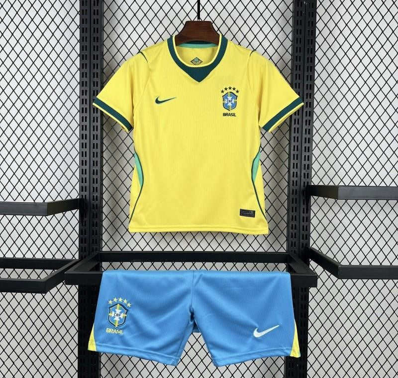 Conjunto Infantil Seleção Brasil l 26/27 - Amarelo