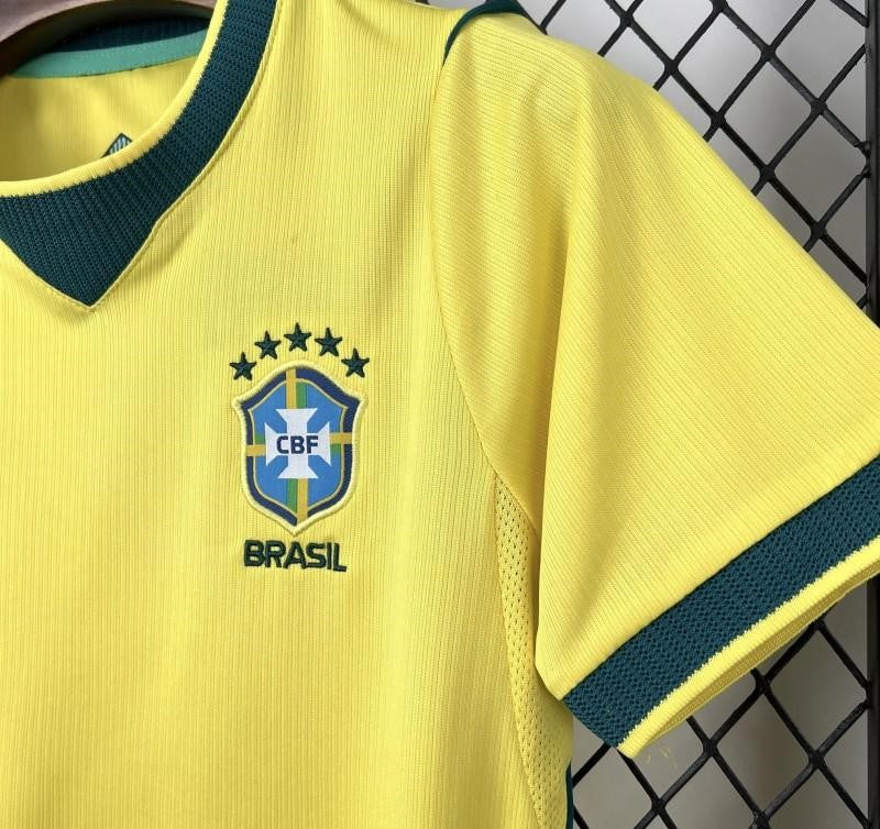 Conjunto Infantil Seleção Brasil l 26/27 - Amarelo
