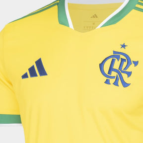 Camisa Masculina Flamengo 2026 -2027 - Amarelo+Verde