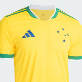 Camisa Masculina Cruzeiro 2026 -2027 - Amarelo+Verde