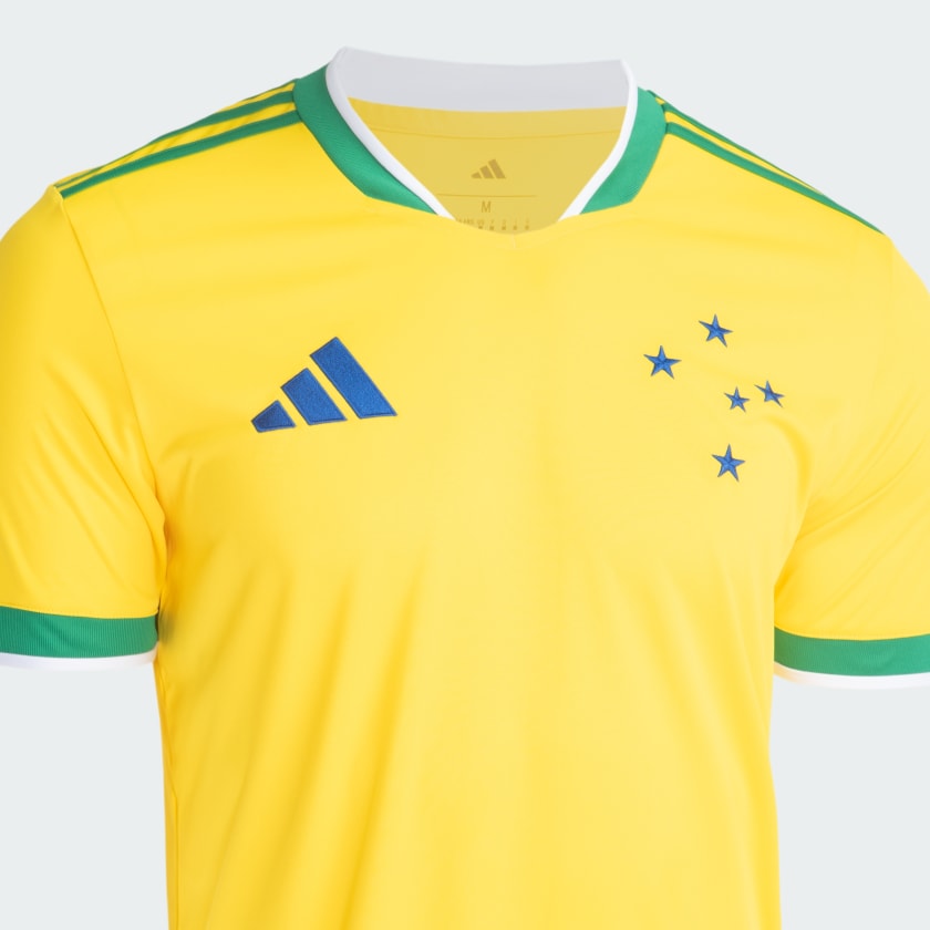 Camisa Masculina Cruzeiro 2026 -2027 - Amarelo+Verde
