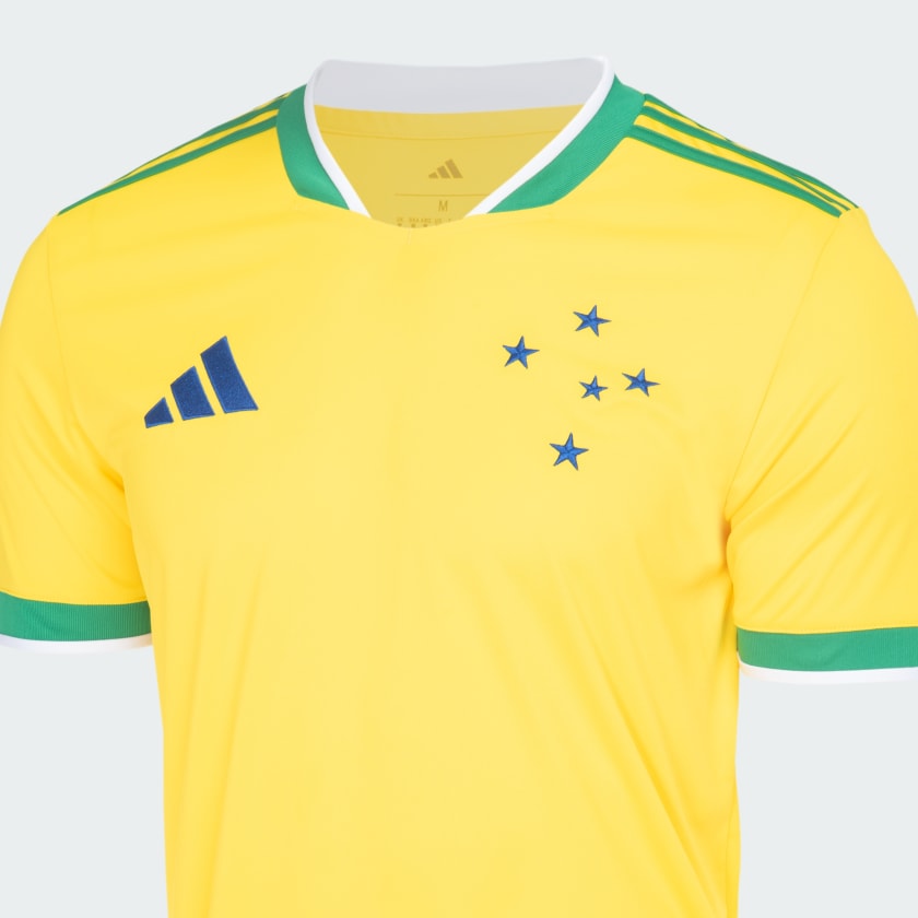 Camisa Masculina Cruzeiro 2026 -2027 - Amarelo+Verde