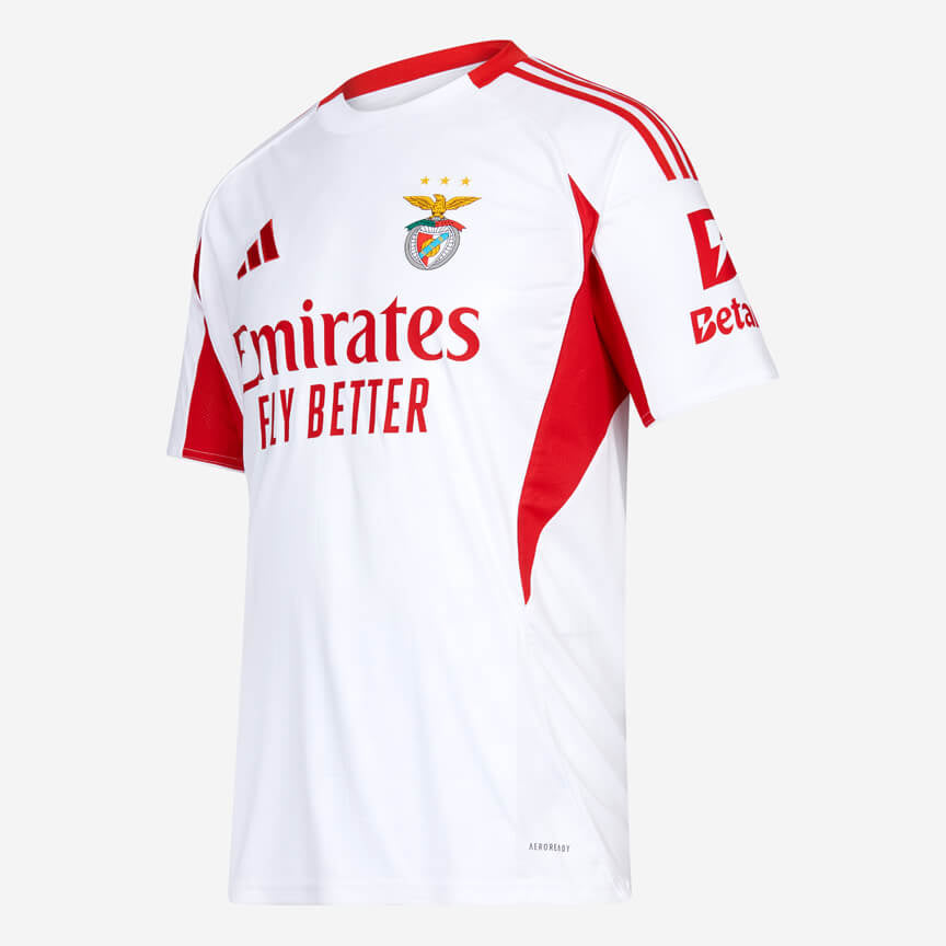 Camisa Benfica Branca 25/26 Masculina - Lançamento