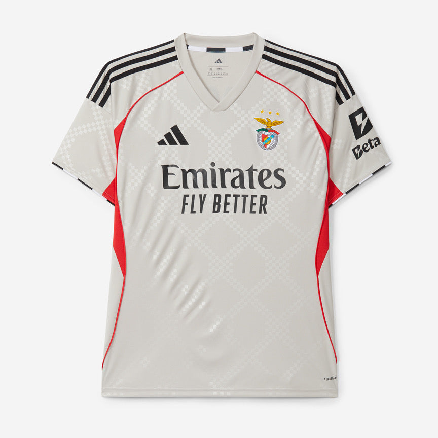 Camisa Benfica Bege 25/26 Masculina - Lançamento