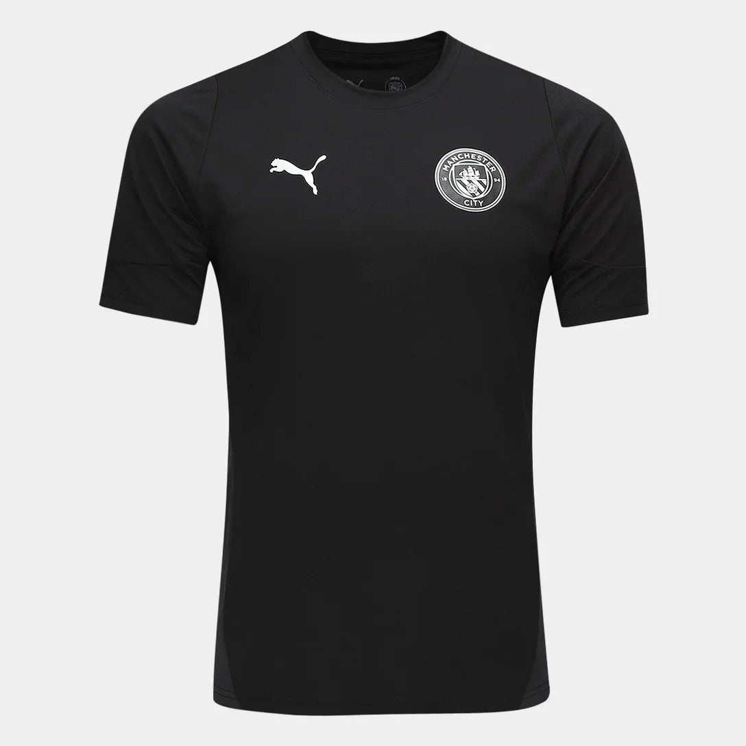 Camisa Manchester City Treino 25/26 s/n Puma Masculina - Preto