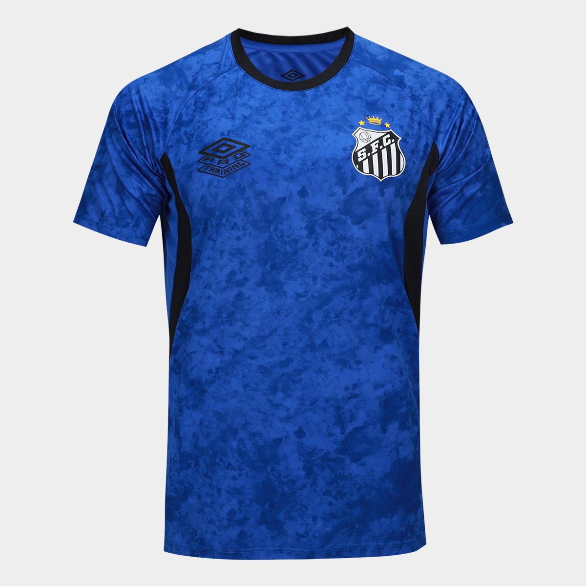 Camisa Santos Treino 26/27 Umbro Masculina - Azul+Preto