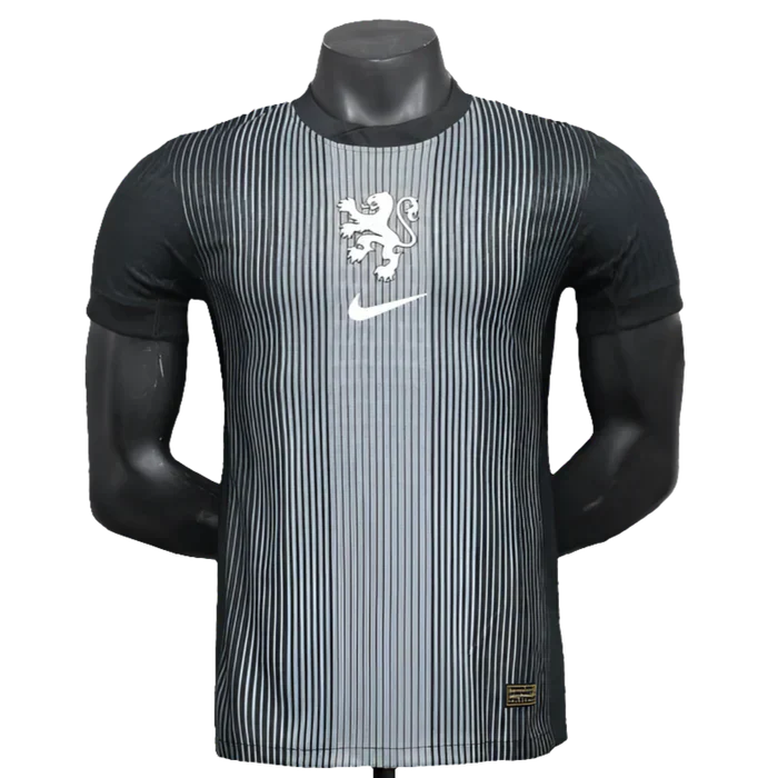 Camisa Países Baixos 25/26 Goleiro - Preto - Versão Jogador