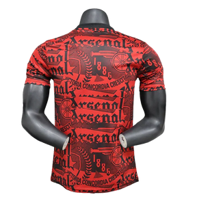 Camisa de treino do Arsenal 25/26 - Vermelho escuro - Versão de jogador