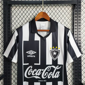 Camisa Botafogo I Retrô 1997 Torcedor Masculina - Preta e Branca