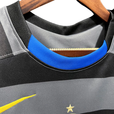 Camisa Inter de Milão Retro 2020/21 III Preta e Cinza Nike