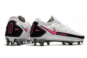 Chuteira Campo Nike Phantom GT Elite FG White/Pink - Low