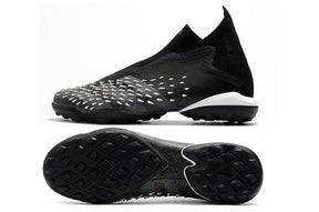 Chuteira Society Adidas Predator Freak + FG Black/White - Cano Alto