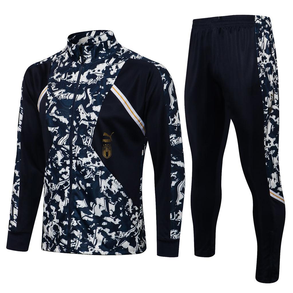 Conjunto Inverno Itália Preta e Branca Puma - Com Fecho