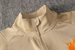 Conjunto Inverno Liverpool Bege e Vermelho Nike - Com Fecho