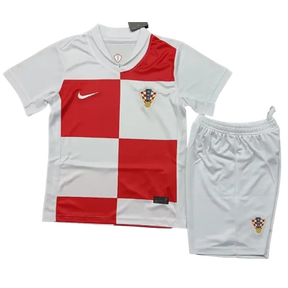 Conjunto Infantil Seleção Croácia l 2024 - Modelo Torcedor