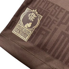 Camisa Flamengo Identidade 24/25 Masculina- Marrom