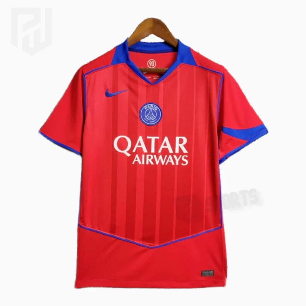 Camisa PSG Third 25/26 Total 90 - Versão Torcedor Masculino - Nike - Vermelha