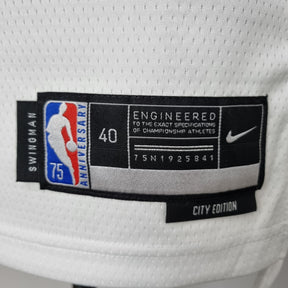Camisa NBA NY Knicks #7 Anthony - 75° Aniversário White